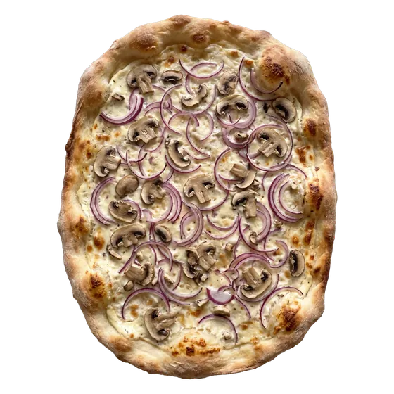 Flammkuchen Pilz-Zwiebel